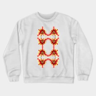 Tulipa 'Flaming Parrot' Parrot Group Tulip Crewneck Sweatshirt